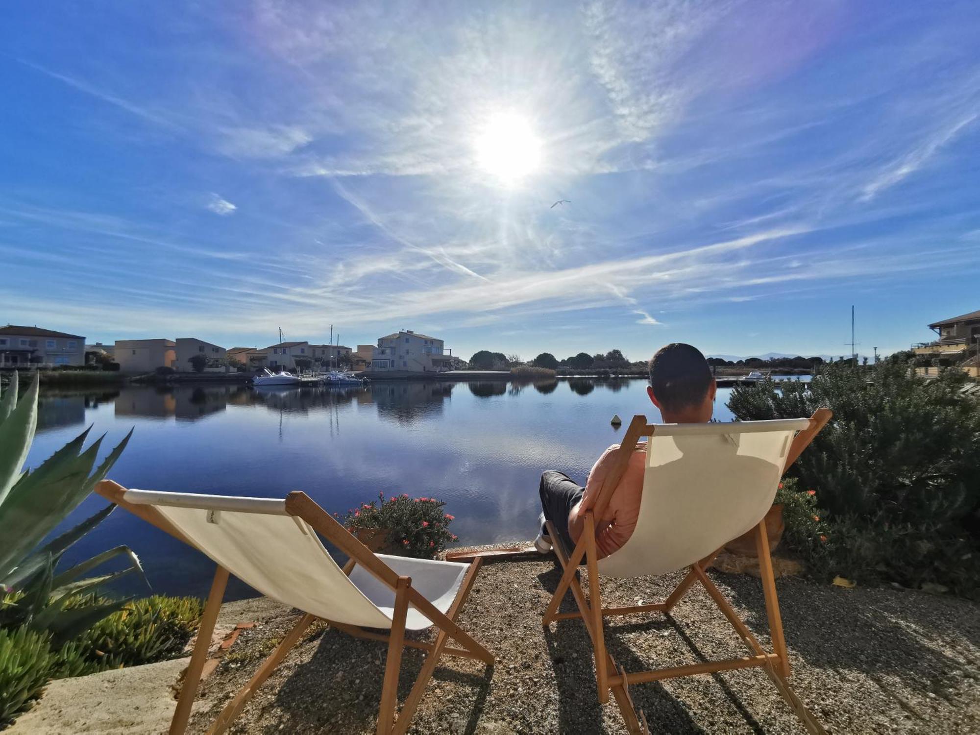 Appartement Coup De Coeur Les Pieds Dans L'Eau Le Barcares Luaran gambar